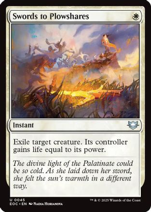 Swords to Plowshares (EOC-045) [Commander: Edge of Eternities] MTG Single Wizards of the Coast