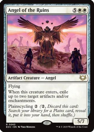 Angel of the Ruins (EOC-063) [Commander: Edge of Eternities] MTG Single Wizards of the Coast