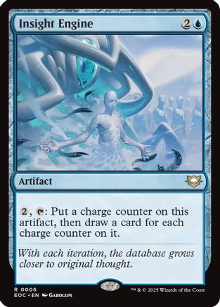 Insight Engine (EOC-006) [Commander: Edge of Eternities] MTG Single Wizards of the Coast