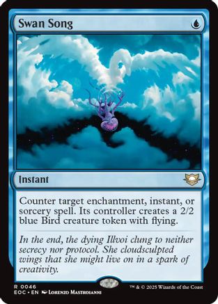 Swan Song (EOC-046) [Commander: Edge of Eternities] MTG Single Wizards of the Coast