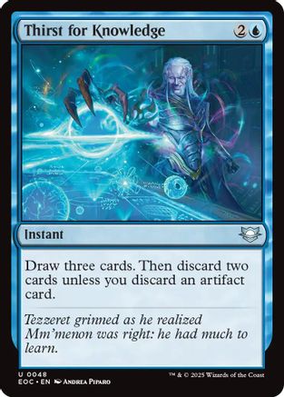 Thirst for Knowledge (EOC-048) [Commander: Edge of Eternities] MTG Single Wizards of the Coast
