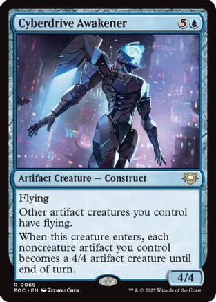 Cyberdrive Awakener (EOC-069) [Commander: Edge of Eternities] MTG Single Wizards of the Coast