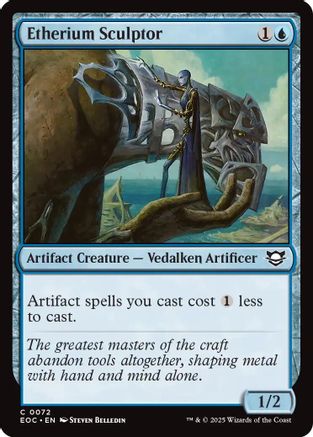 Etherium Sculptor (EOC-072) [Commander: Edge of Eternities] MTG Single Wizards of the Coast