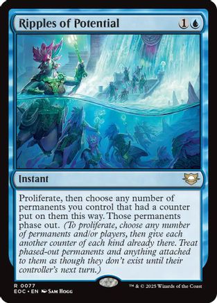 Ripples of Potential (EOC-077) [Commander: Edge of Eternities] MTG Single Wizards of the Coast