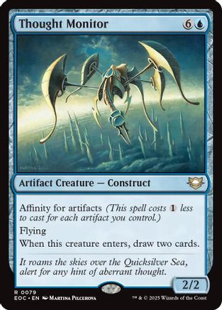 Thought Monitor (EOC-079) [Commander: Edge of Eternities] MTG Single Wizards of the Coast