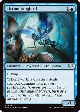 Thrummingbird (EOC-080) [Commander: Edge of Eternities] MTG Single Wizards of the Coast