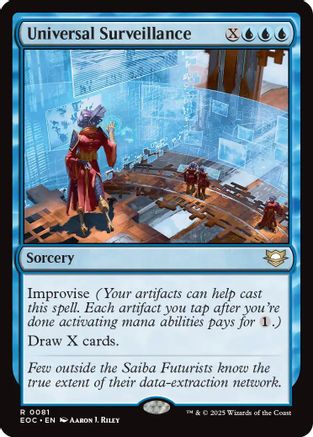 Universal Surveillance (EOC-081) [Commander: Edge of Eternities] MTG Single Wizards of the Coast