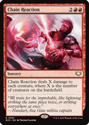 Chain Reaction (EOC-087) [Commander: Edge of Eternities] MTG Single Wizards of the Coast