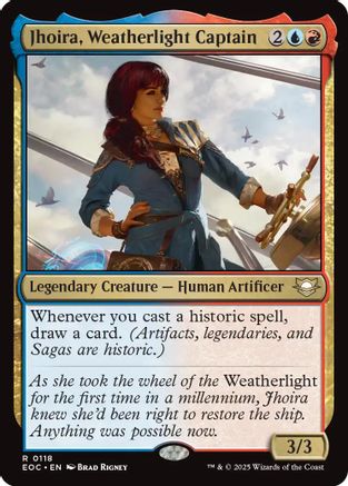 Jhoira, Weatherlight Captain (EOC-118) [Commander: Edge of Eternities] MTG Single Wizards of the Coast