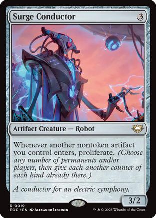 Surge Conductor (EOC-019) [Commander: Edge of Eternities] MTG Single Wizards of the Coast