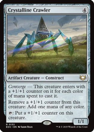 Crystalline Crawler (EOC-133) [Commander: Edge of Eternities] MTG Single Wizards of the Coast