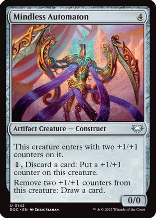 Mindless Automaton (EOC-142) [Commander: Edge of Eternities] MTG Single Wizards of the Coast