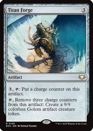 Titan Forge (EOC-146) [Commander: Edge of Eternities] MTG Single Wizards of the Coast
