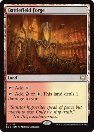 Battlefield Forge (EOC-058) [Commander: Edge of Eternities] MTG Single Wizards of the Coast