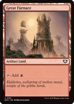 Great Furnace (EOC-161) [Commander: Edge of Eternities] MTG Single Wizards of the Coast