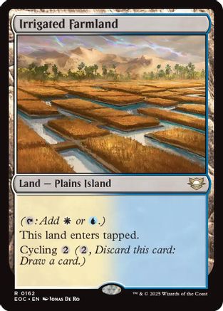Irrigated Farmland (EOC-162) [Commander: Edge of Eternities] MTG Single Wizards of the Coast