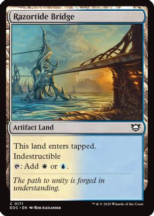 Razortide Bridge (EOC-171) [Commander: Edge of Eternities] MTG Single Wizards of the Coast
