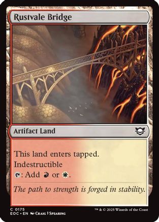 Rustvale Bridge (EOC-175) [Commander: Edge of Eternities] MTG Single Wizards of the Coast