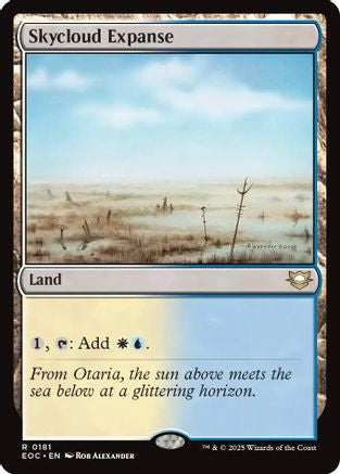 Skycloud Expanse (EOC-181) [Commander: Edge of Eternities] MTG Single Wizards of the Coast
