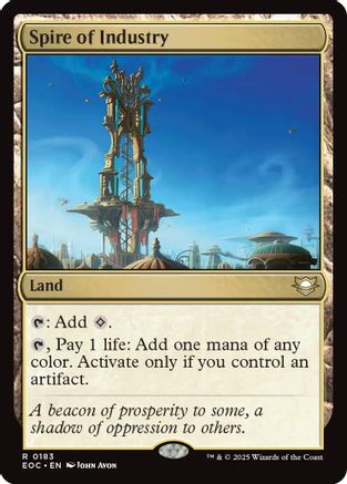 Spire of Industry (EOC-183) [Commander: Edge of Eternities] MTG Single Wizards of the Coast