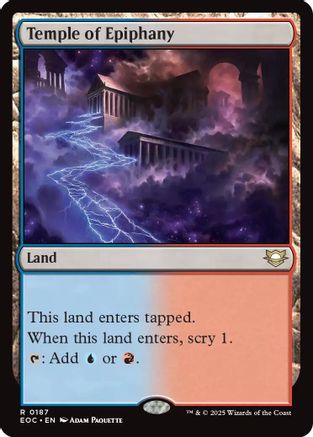 Temple of Epiphany (EOC-187) [Commander: Edge of Eternities] MTG Single Wizards of the Coast