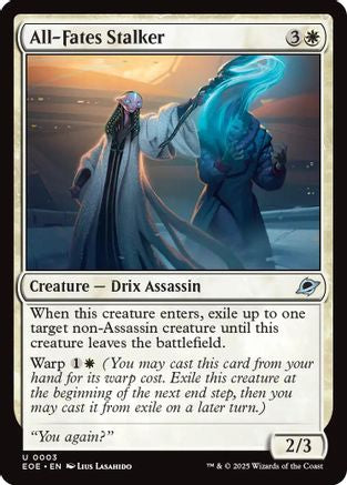 All-Fates Stalker (EOE-003) [Edge of Eternities] Foil MTG Single Wizards of the Coast