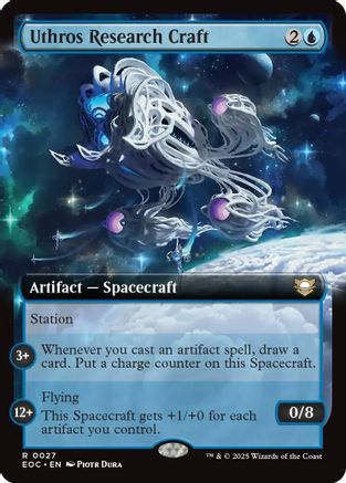Uthros Research Craft (Extended Art) (EOC-027) [Commander: Edge of Eternities] MTG Single Wizards of the Coast