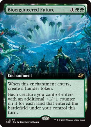Bioengineered Future (EOE-340) [Edge of Eternities] Foil MTG Single Wizards of the Coast
