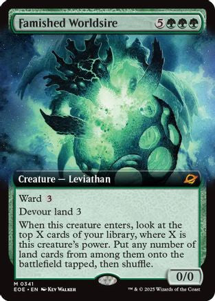 Famished Worldsire (EOE-341) [Edge of Eternities] MTG Single Wizards of the Coast