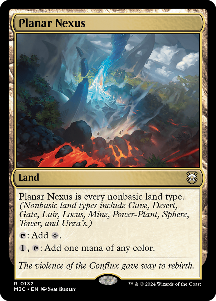 Planar Nexus [Modern Horizons 3 Commander] MTG Single Magic: The Gathering