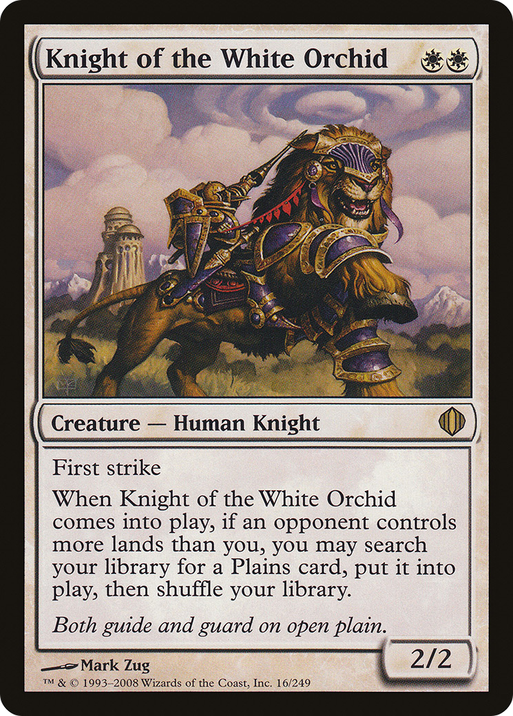 Knight of the White Orchid (ALA-016) [Shards of Alara] MTG Single Wizards of the Coast