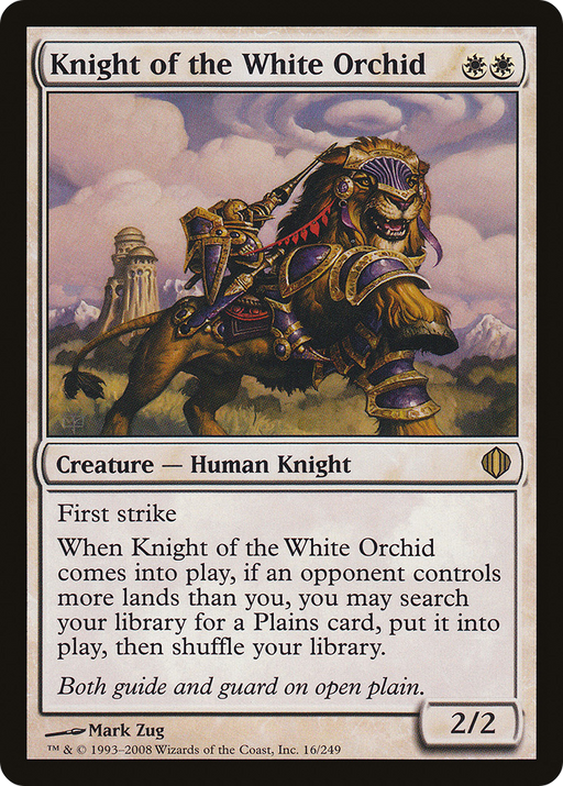Knight of the White Orchid (ALA-016) [Shards of Alara] Foil MTG Single Wizards of the Coast