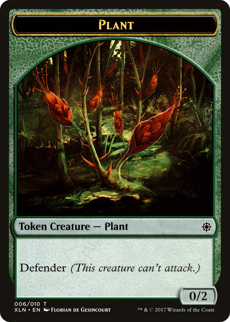 Plant Token (XLN-006) [Tokens] Ixalan Tokens Foil MTG Single Wizards of the Coast