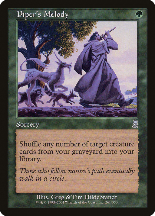 Piper's Melody (ODY-261) [Odyssey] MTG Single Wizards of the Coast