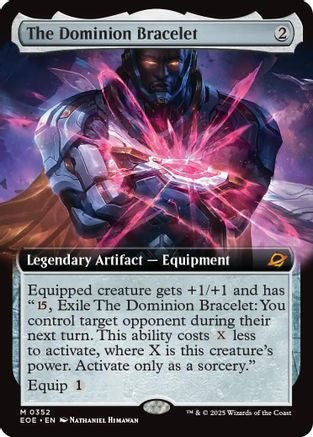 The Dominion Bracelet (Extended Art) (EOE-352) [Edge of Eternities] Foil MTG Single Wizards of the Coast