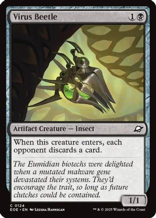 Virus Beetle (EOE-124) [Edge of Eternities] MTG Single Wizards of the Coast