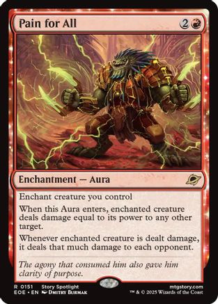 Pain for All (EOE-151) [Edge of Eternities] Foil MTG Single Wizards of the Coast
