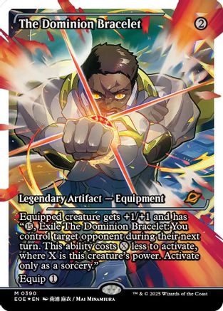 The Dominion Bracelet (Showcase) (Fracture Foil) (EOE-390) [Edge of Eternities] Foil MTG Single Wizards of the Coast