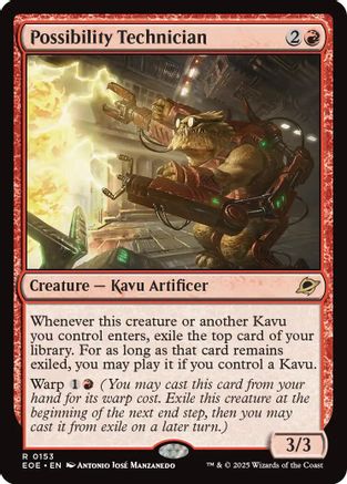 Possibility Technician (EOE-153) [Edge of Eternities] MTG Single Wizards of the Coast