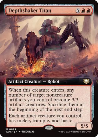 Depthshaker Titan (EOC-029) [Commander: Edge of Eternities] MTG Single Wizards of the Coast