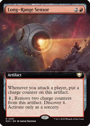 Long-Range Sensor (Extended Art) (EOC-031) [Commander: Edge of Eternities] MTG Single Wizards of the Coast