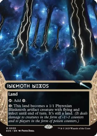 Inkmoth Nexus (0020) (Borderless) (EOS-020) [Edge of Eternities: Stellar Sights] MTG Single Wizards of the Coast