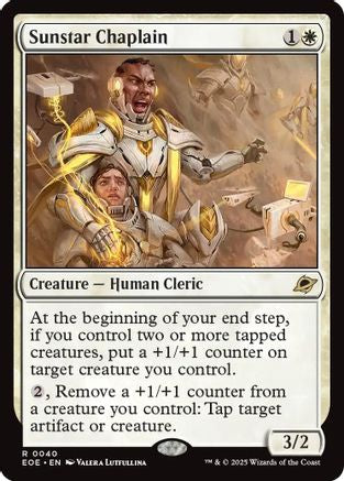 Sunstar Chaplain (EOE-040) [Edge of Eternities] MTG Single Wizards of the Coast