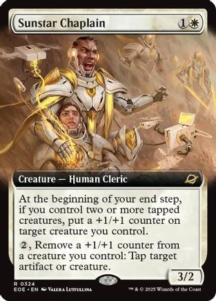 Sunstar Chaplain (Extended Art) (EOE-324) [Edge of Eternities] Foil MTG Single Wizards of the Coast