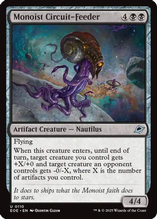 Monoist Circuit-Feeder (EOE-110) [Edge of Eternities] MTG Single Wizards of the Coast