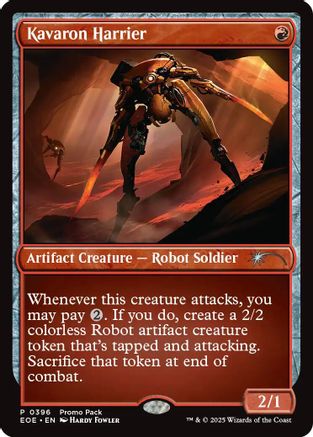 Kavaron Harrier (PPEOE-396) [Promo Pack: Edge of Eternities] MTG Single Wizards of the Coast