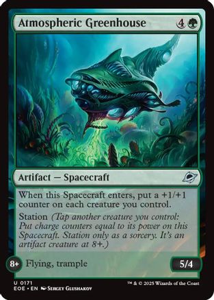 Atmospheric Greenhouse (EOE-171) [Edge of Eternities] Foil MTG Single Wizards of the Coast