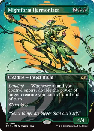 Mightform Harmonizer (Borderless) (EOE-297) [Edge of Eternities] Foil MTG Single Wizards of the Coast