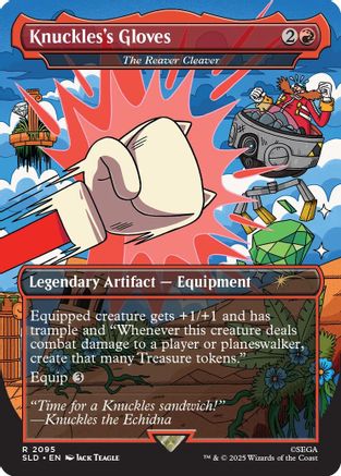 Knuckles's Gloves - The Reaver Cleaver (SLD-2095) [Secret Lair] Drop Series MTG Single Wizards of the Coast