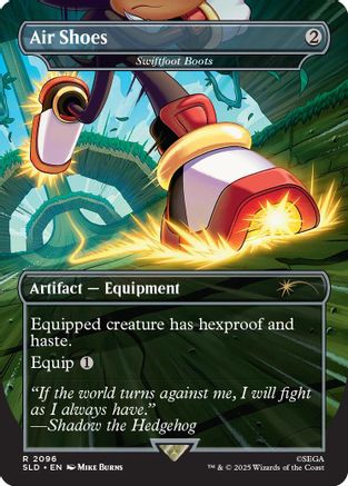 Air Shoes - Swiftfoot Boots (SLD-2096) [Secret Lair] Drop Series MTG Single Wizards of the Coast